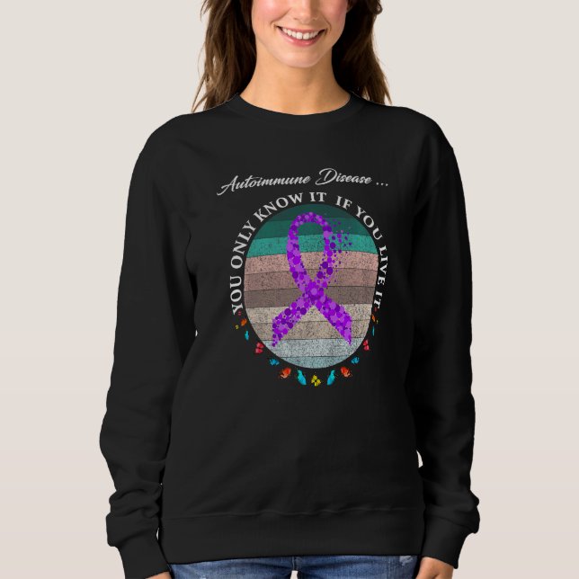 Autoimmun Disease Warrior T Shirt (Framsida)