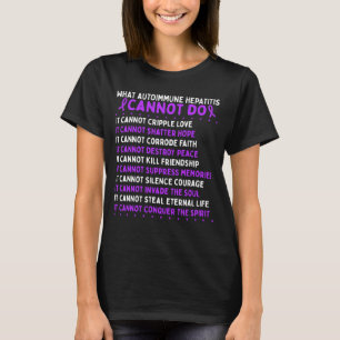 Autoimmun Hepatit Awareness Warrior Ribbon T Shirt