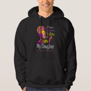 Autoimmun Hepatit Medvetenhet Tjej Gul För Min Hoodie
