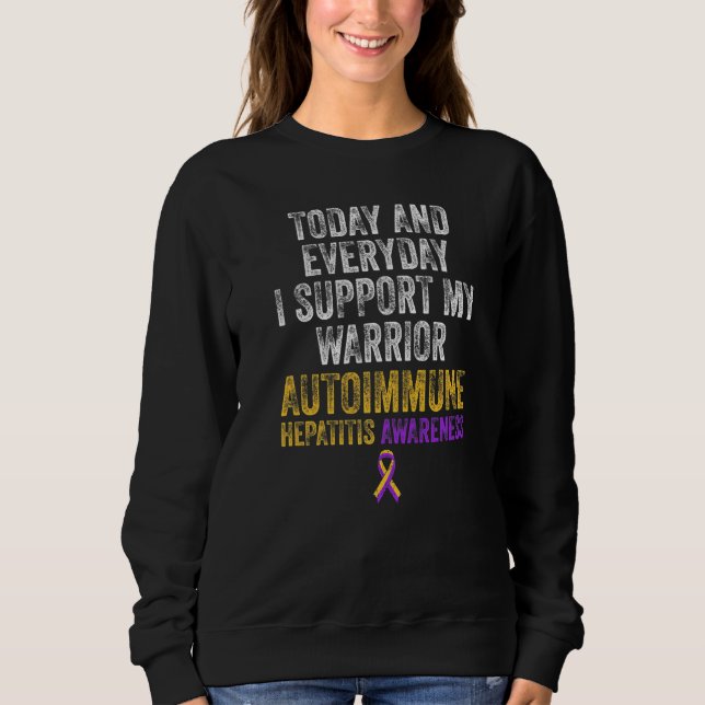 Autoimmun hepatit Survivor Warrior 11 T Shirt (Framsida)