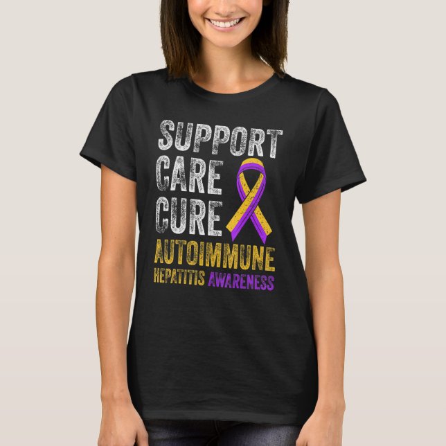 Autoimmun hepatit Survivor Warrior 5 T Shirt (Framsida)