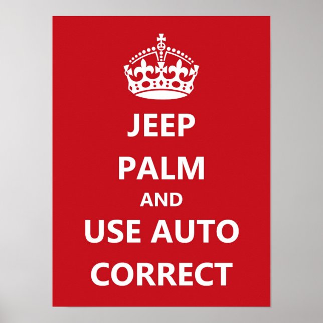 Autokorrigering Poster (Framsidan)