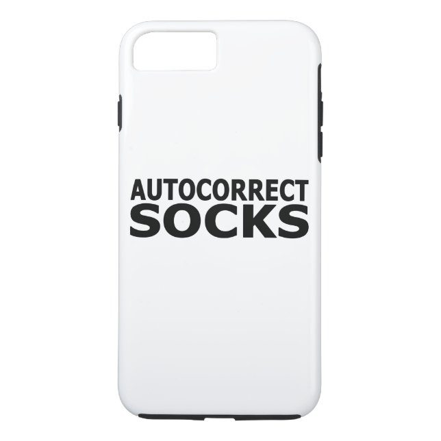 Autokorrigering Sockor Case-Mate iPhone Skal (Baksida)