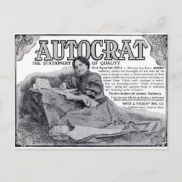 Autokrat Stationery Ad Vykort