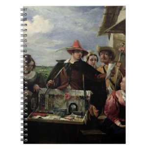 Autolycus plats från "en vinter saga", 1836 (olja anteckningsbok med spiral