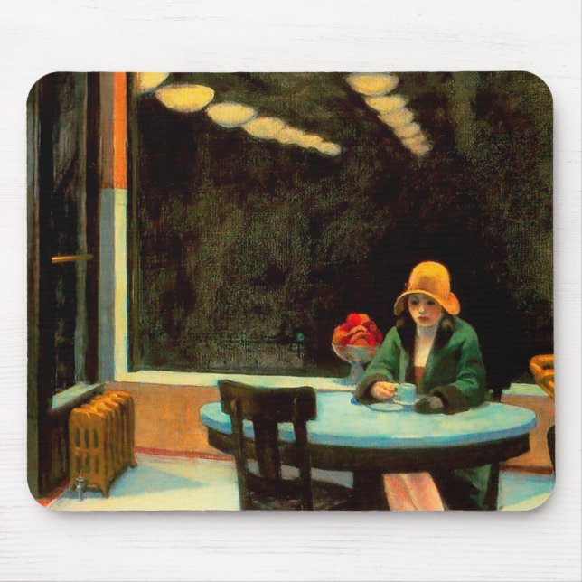 Automat by Edward Hopper Musmatta (Framsidan)