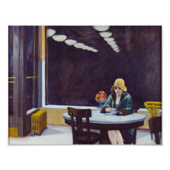 Automat | Edward Hopper | Fototryck (Framsidan)