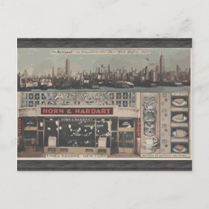 Automat Horn & Hardart Time Square New York, Vinta Vykort