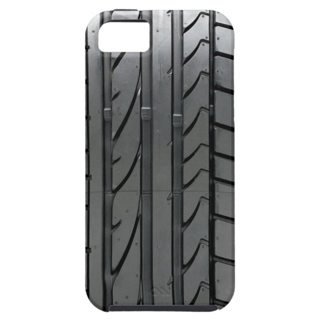 Automatbil Car Däck Fodral Cover Case-Mate iPhone Skal (Baksidan)