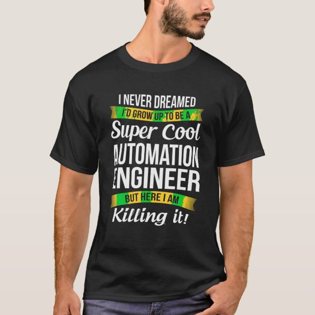 Automation Ingenjör Tshirt Funny Gift T Shirt (Framsida)