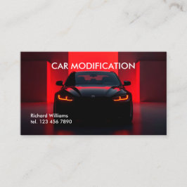 Automatisk ändring av bil visitkort