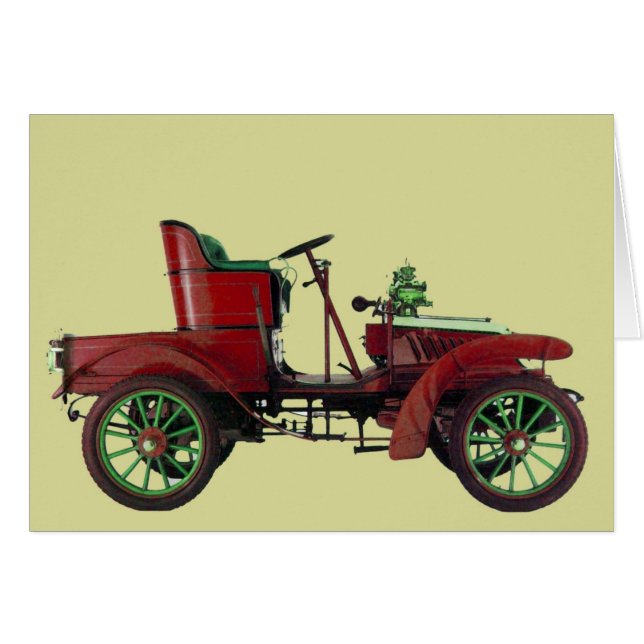 AUTOMATISK ÅTERSTÄLLNING - AUTOMOTIV HÄLSNINGSKORT (Framsidan Horizontal)