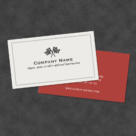 Automatisk automatisering för Flagga som kontrolle Visitkort