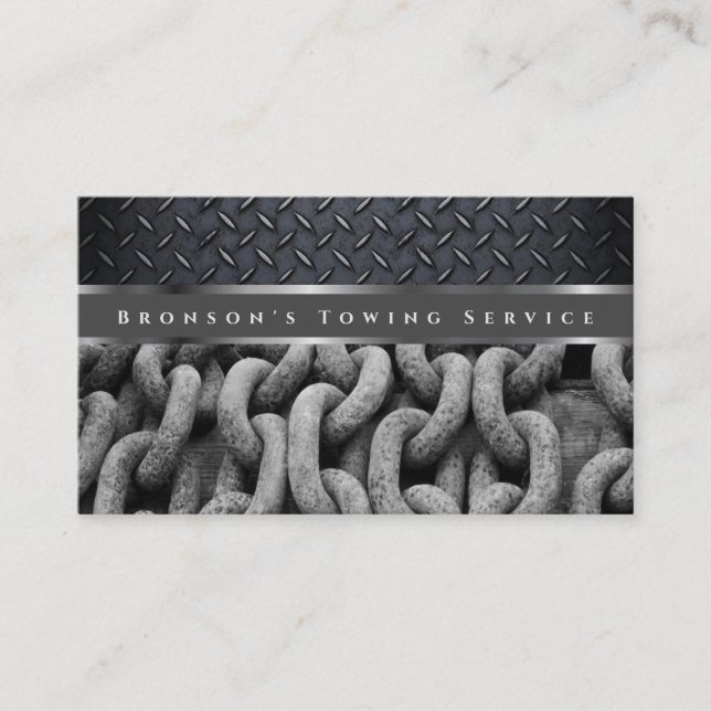 Automatisk bogseringstjänst för professionell Gråt Visitkort (Framsida)