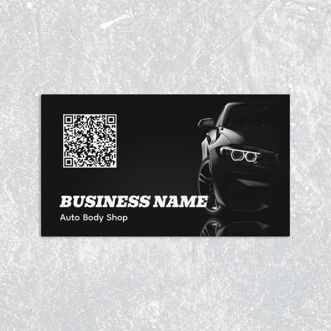 Automatisk brödkroppsbil QR Visitkort (Auto Body Card)