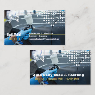 Automatisk brödtext och målning Paint Sprayer Bu Visitkort