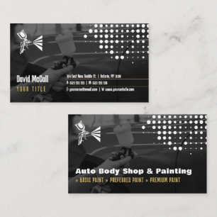 Automatisk brödtext och målning Paint Sprayer Bu Visitkort