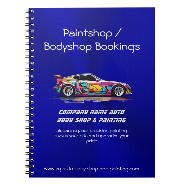 Automatisk brödtext och precisionsmålning anteckningsbok (Framsidan)