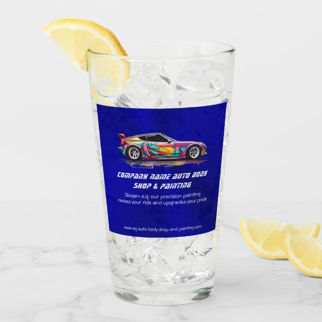 Automatisk brödtext och precisionsmålning glaskopp (Framsida Ice)