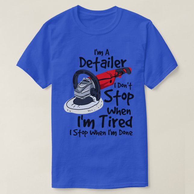 Automatisk detaljeringsbil t shirt (Design framsida)