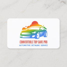 Automatisk detaljfärg visitkort