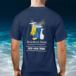 Automatisk detaljmarin marin Städning av professio T Shirt<br><div class="desc">Professionellen Städning tjänsten Automatisk identifiering av marinblå skikt.</div>