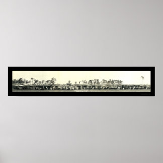 Automatisk färgning av Arcadia Photo 1932 Poster