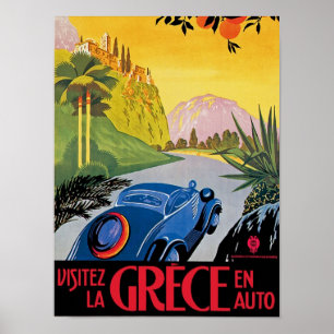 Automatisk för Visitez LaGrece en Poster