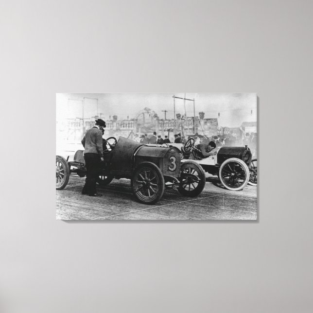 Automatisk hastighet för mellanstatliga flygfält i canvastryck (Framsida)