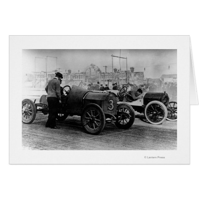 Automatisk hastighet för mellanstatliga flygfält i hälsningskort (Framsidan Horizontal)