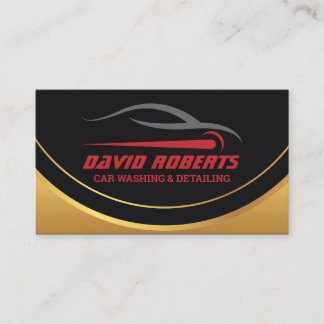 Automatisk identifiering av bil Tvätta Automotive Visitkort