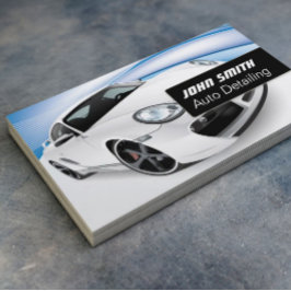 Automatisk identifiering av bil Tvätta modern Visitkort