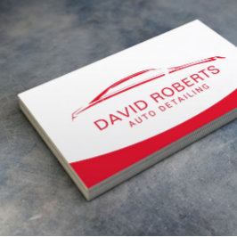 Automatisk identifiering av bil Tvättar Automotive Visitkort