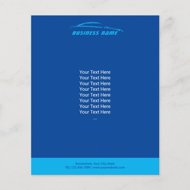 Automatisk identifiering av bilreparation Modern b Flygblad (Framsidan)