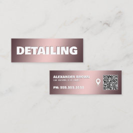 Automatisk identifiering av Google Kartor QR Mini Visitkort