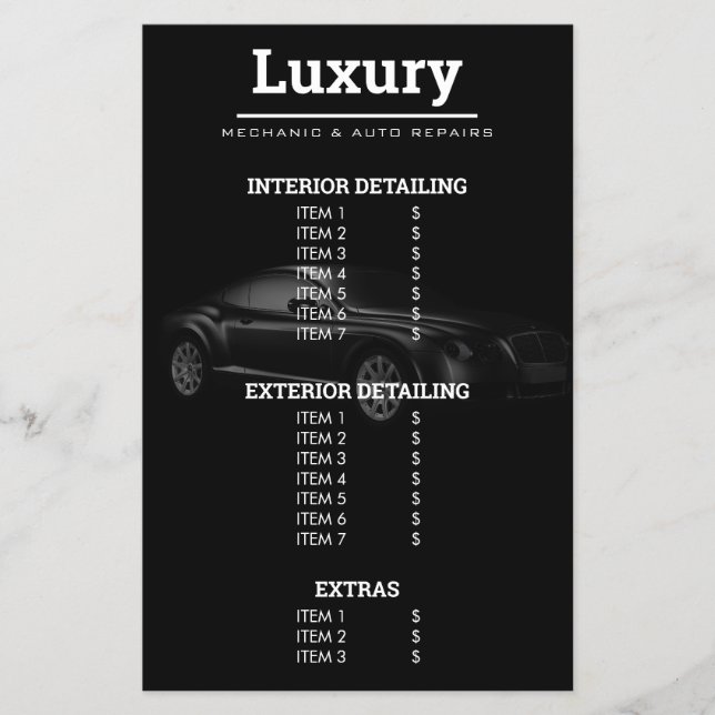 Automatisk identifiering av Städning reparera Tvät Flygblad (Framsidan)