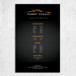 Automatisk identifiering av svart och Orange, auto Flygblad<br><div class="desc">En flytande illustration av ett orange-sportärr som sätts på en svart bakgrund blir perfektens identitet för alla automatiska företag på den här anpassadet-flygaren. Underbar för automatiska detaljister,  automatisk reparation,  bilåterförsäljare,  tvättat bilar osv. Anpassa den här flygbladsmallen med dina prisa listor,  tjänstmenyer,  speciella erbjudanden med mera. © 1201AM-KREATIV</div>