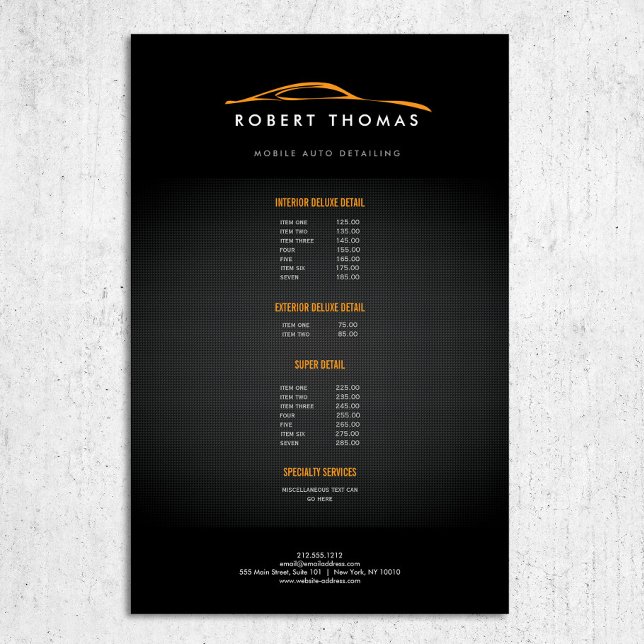 Automatisk identifiering av svart och Orange, auto Flygblad (Skapare uppladdad)