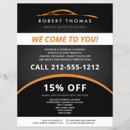 Automatisk identifiering av svart och Orange, Tvät Reklamblad