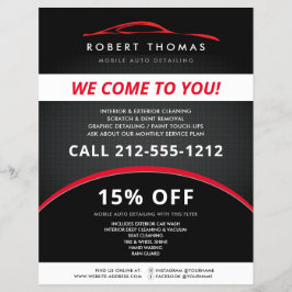 Automatisk identifiering av svart och rött, Tvätta Reklamblad