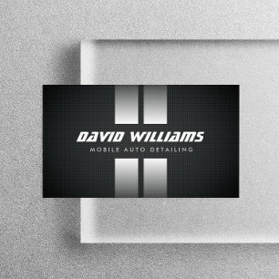 Automatisk identifiering av tävla RAND WHITE/BLACK Visitkort