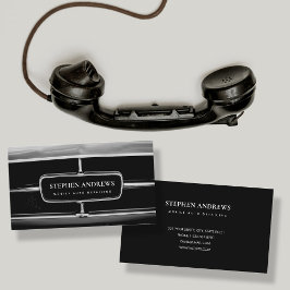 Automatisk identifiering av vintage Städning autom Visitkort