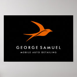 Automatisk identifiering | Logotyp för bilreparati Poster