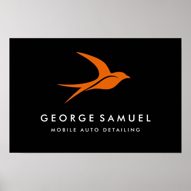 Automatisk identifiering | Logotyp för bilreparati Poster (Framsidan)