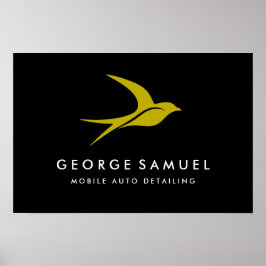 Automatisk identifiering | Logotyp för bilreparati Poster