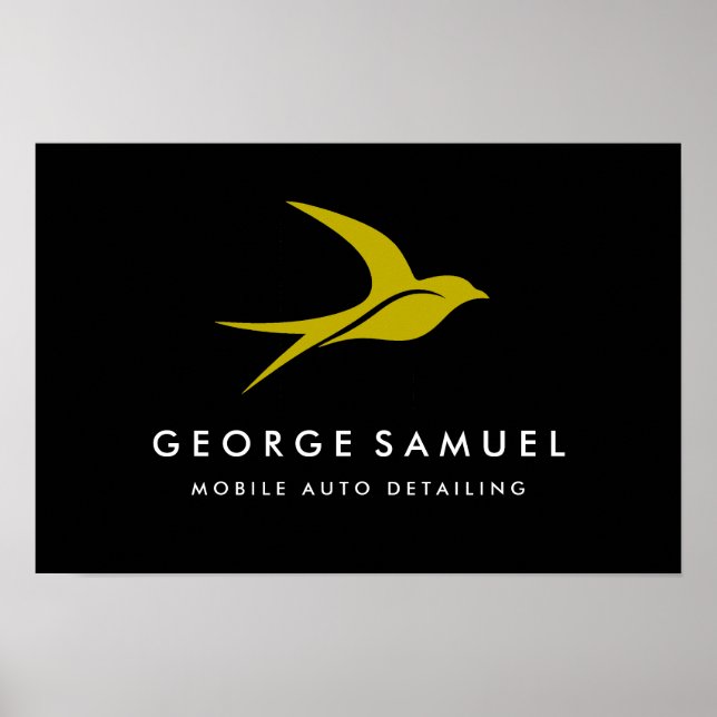 Automatisk identifiering | Logotyp för bilreparati Poster (Framsidan)