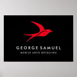 Automatisk identifiering | Logotyp för bilreparati Poster