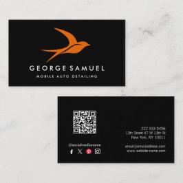 Automatisk identifiering | Logotyp för bilreparati Visitkort