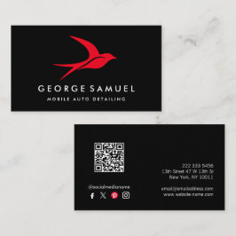 Automatisk identifiering | Logotyp för bilreparati Visitkort