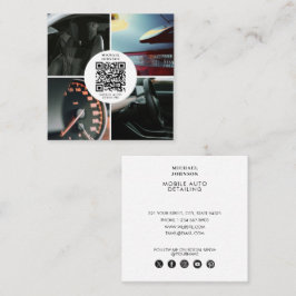 Automatisk identifiering Städning automatisk repar Fyrkantigt Visitkort